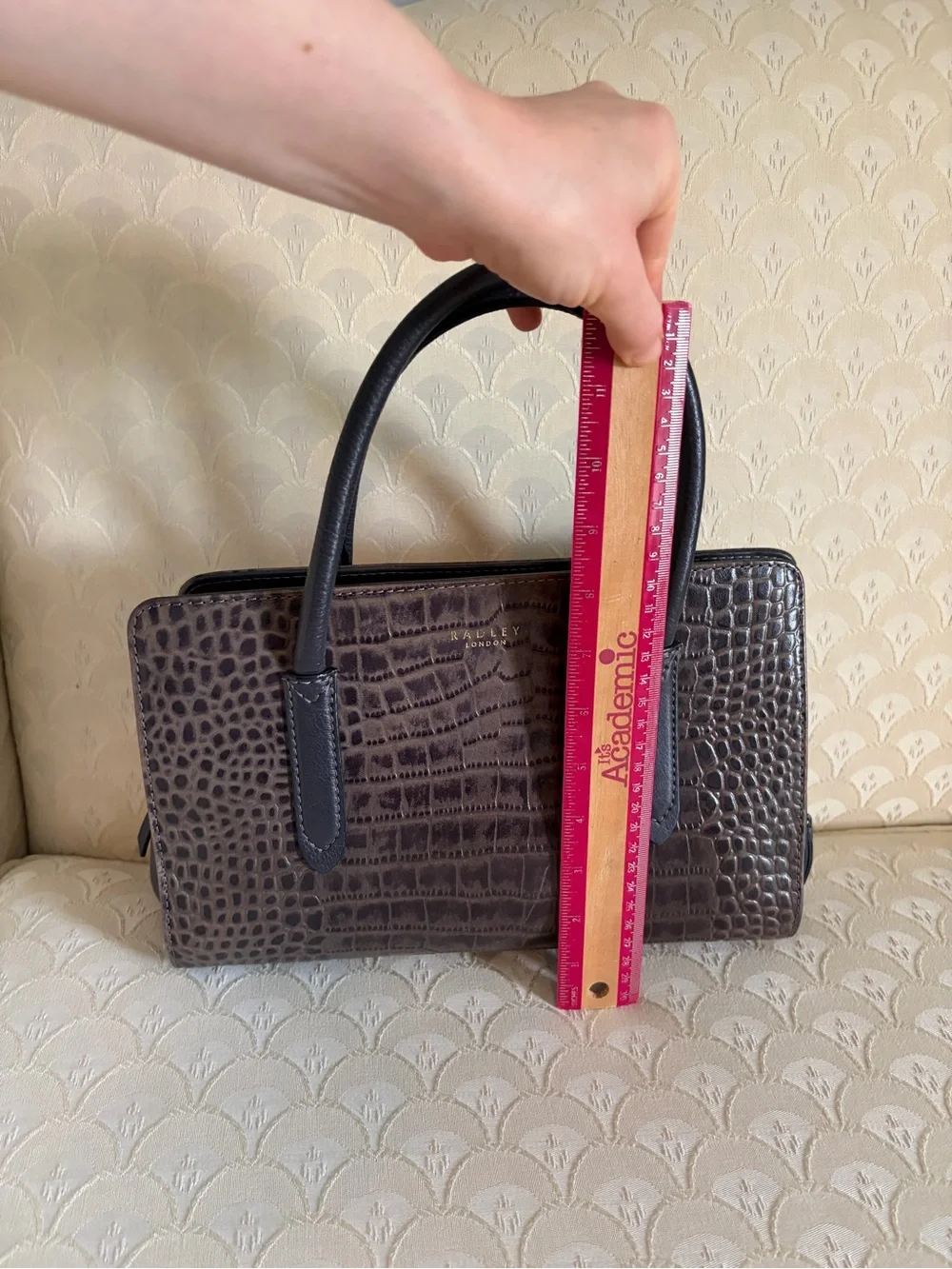 RADLEY LONDON Brown Crocodile Handbag